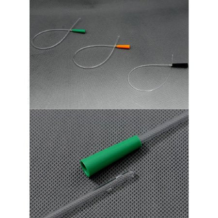 Amsino International Urethral Catheter AMSure® Straight Tip Uncoated PVC 16 Fr. 6 Inch - Case of 50 - AS860616-CS