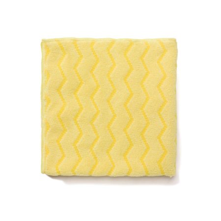 RJ Schinner Co Cleaning Cloth HYGEN™ Medium Duty Yellow NonSterile Microfiber 16 X 16 Inch Reusable - Case of 12 - FGQ61000YL00-CS