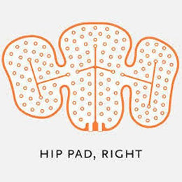 Ossur Cold Therapy Pad Ossur® Cold Rush® Right Hip One Size Fits Most Fabric / Vinyl Reusable - Each - B-232502100-EA