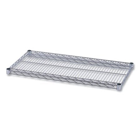 Alera® Industrial Wire Shelving Extra Wire Shelves, 36w x 18d, Silver, 2 Shelves/Carton - CT/1 - ALE-SW583618SR-CT