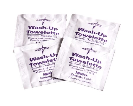 Medline Personal Wipe Medline Individual Packet Isopropyl Alcohol Unscented 100 Count - Case of 1000 - MDS094188-CS