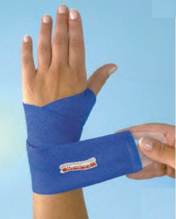 Patterson Medical Supply Wrist Support Rolyan® Fabrifoam® CarpalGard™ Wraparound Foam / NusStim / Nylon / Spandex Right Hand Blue Small - Each - 92721501-EA