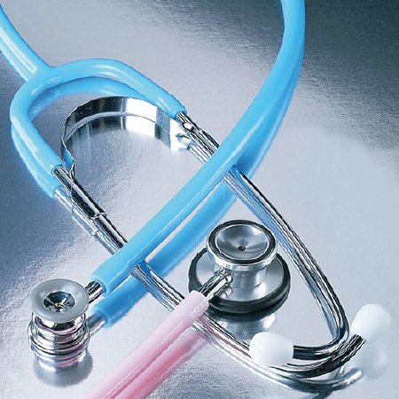 American Diagnostic Corp Pediatric Stethoscope Proscope™ 675 Pink 1-Tube 21 Inch Tube Double Sided Chestpiece - Each - 675M-EA