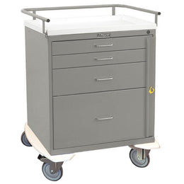 Harloff Emergency Cart 22 X 32 X 38.5 Inch Gray - Each - 6300-EA