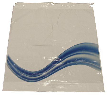 New World Imports Patient Belongings Bag 18 X 20-1/2 Inch Plastic Drawstring Closure White - Case of 500 - DS500-CS