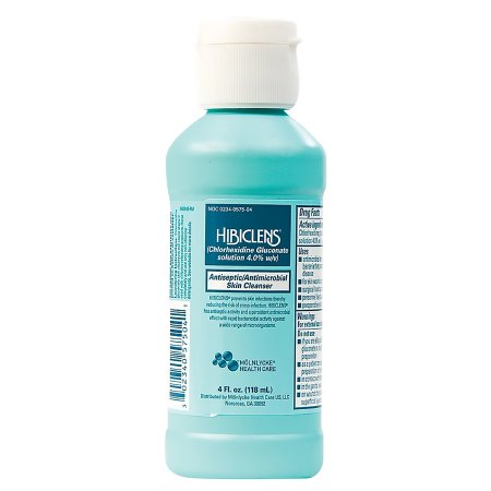 Molnlycke Antiseptic / Antimicrobial Skin Cleanser Hibiclens® 4 oz. Bottle 4% Strength CHG (Chlorhexidine Gluconate) NonSterile - Each - 57504-EA