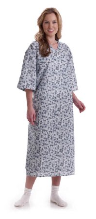 Medline Patient Exam Gown Royale One Size Fits Most Print Reusable - Case of 72 - MDTPG5RTSRTB-CS
