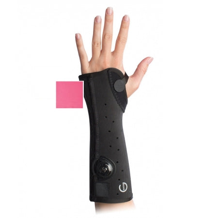 DJO Wrist / Forearm Brace Exos® Short Arm Thermoformable Polymer Left Hand Pink X-Small - Each - 312-31-4444-EA