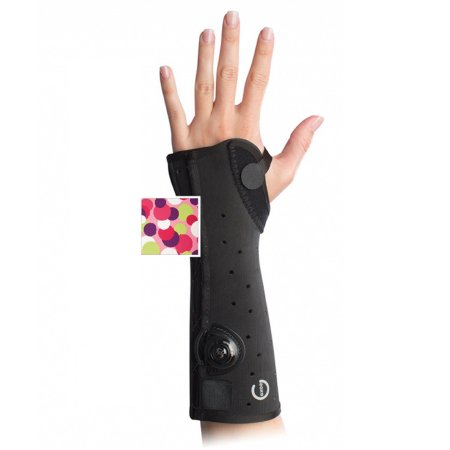 DJO Wrist / Forearm Brace Exos® Short Arm Thermoformable Polymer Left Hand Polka Dot Print Small - Each - 312-41-3285-EA
