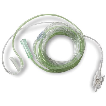 Zoll Medical ETCO2 Oral / Nasal Sampling Cannula with O2 Delivery Oral / Nasal Sampling LoFlo™ ETCO2 Sidestream Adult Curved Prong / NonFlared Tip - Box of 10 - 8000-0358-BX