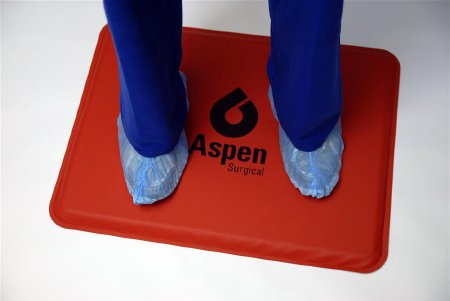 Aspen Surgical Products Anti-Fatigue Floor Mat ErgoSupport® 18 X 24 Inch Red Foam / Gel - Box of 1 - 82001-BX
