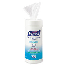 GOJO Hand Sanitizing Wipe Purell® 80 Count Ethyl Alcohol Wipe Canister - Case of 960 - 9030-12-CS