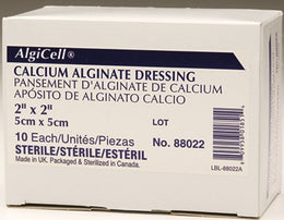 Gentell Alginate Dressing Algicell® 4 X 8 Inch Rectangle - Case of 40 - 88048-CS