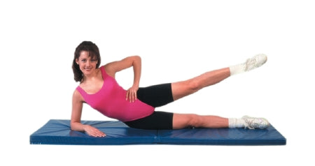 Fabrication Enterprises EnviroSafe® Exercise Mat Blue Foam 2 X 6 Foot - Each - 38-2410-EA