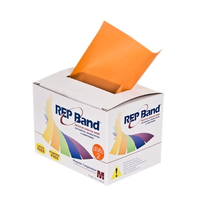Fabrication Enterprises Exercise Resistance Band REP Band® Orange 4 Inch X 6 Yard Light Resistance - Each - 10-1075-EA