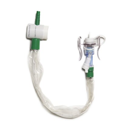Avanos Medical Sales LLC Closed Suction Catheter Kimvent® Qwik Clip Style 14 Fr. Thumb Valve Vent - Each - 2273-EA