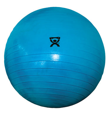 Fabrication Enterprises Inflatable Exercise Ball CanDo® Deluxe ABS Blue - Each - 30-1855B-EA