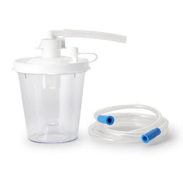 Drive Medical Suction Canister Vacu-Aide® QSU 800 mL Float Valve Shut-Off Lid - Each - 7305D-633-EA