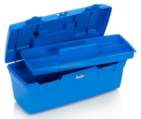 Health Care Logistics Medical Supply Box Health Care Logistics® Blue 5-1/2 X 6 X 13 Inch - Each - 1113B-EA
