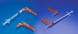 Smiths Medical Safety Tuberculin Syringe with Needle Needle-Pro® 1 mL 1/2 Inch 27 Gauge Hinged Safety Needle Regular Wall - Case of 400 - 412705-CS