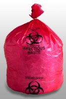 Elkay Plastics Infectious Waste Bag Elkay® Plastics 44 gal. Red Bag HDPE 36 X 48 Inch - Case of 250 - HD44RE-CS