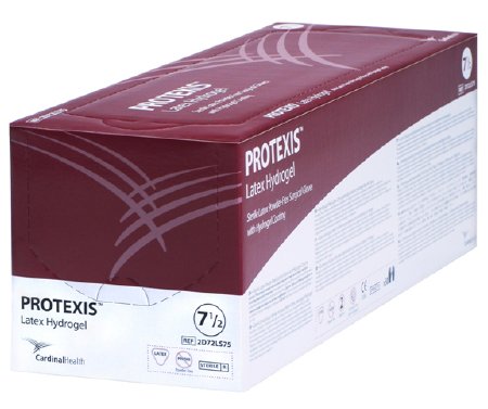 Cardinal Surgical Glove Protexis™ Latex Hydrogel Size 9 Sterile Latex Standard Cuff Length Smooth Translucent Yellow Not Chemo Approved - Case of 200 - 2D72LS90-CS
