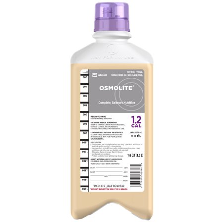 Abbott Nutrition Tube Feeding Formula Osmolite® 1.2 Cal Unflavored Liquid 1.5 Liter Bottle - Each - 62693-EA