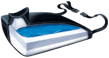 Skil-Care Wedge Seat Cushion Skil-Care™ 16 W X 16 D X 4 H Inch Foam / Gel - Each - 751316-EA