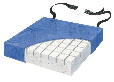 Skil-Care Seat Cushion Pressure-Check 18 X 16 X 3 Inch Foam - Each - 753178-EA