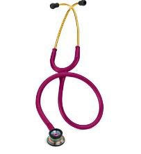 3M Classic Stethoscope 3M™ Littmann® Raspberry 1-Tube 28 Inch Double-Sided Chestpiece - Each - 2157-EA