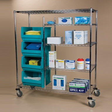 Health Care Logistics Transport Cart 24 X 60 X 69 Inch - Each - 18329-EA