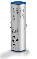 Heine USA Diagnostic Battery HEINE 3.5V, Rechargeable For All BETA Handles, Laryngoscope Handles - Each - X-007.99.381-EA