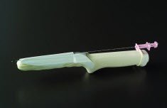 Civco Medical Instruments Endocavity Needle Guide 16 to 18 Gauge, 1 Degree Angle, 10.7 cm Length - Box of 24 - P05649-04-BX