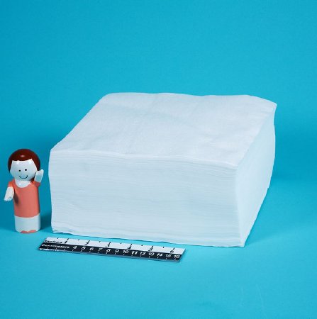 Health Care Logistics Cleanroom Wipe Health Care Logistics® ISO Class 5 White NonSterile 1 Ply Tissue 9 X 9 Inch Disposable - Pack of 300 - 17884-PK