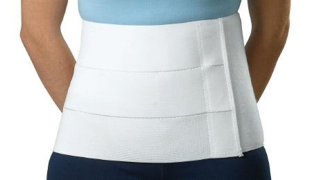 Medline Abdominal Binder Premium Large / X-Large Hook and Loop Closure 46 to 62 Inch Hip Circumference 9 Inch Height Adult - Each - ORT21110LXL-EA