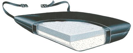 Skil-Care Wedge Seat Cushion Ultra-Cushion 18 W X 16 D X 4-1/2 to 1-1/2 H Inch Foam - Each - 754170-EA