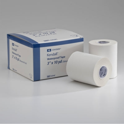 Cardinal Waterproof Medical Tape Kendall™ White 1/2 Inch X 10 Yard Cloth NonSterile - Case of 288 - 3063C-CS