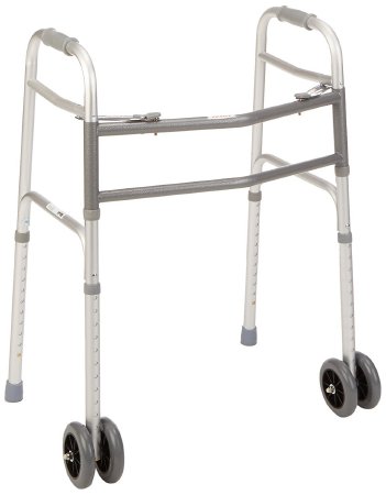 Patterson Medical Supply Bariatric Walker Adjustable Height Days Aluminum Frame 700 lbs. Weight Capacity 33 to 43 Inch Height - Each - 081561653-EA