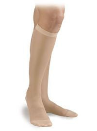 BSN Medical Compression Socks JOBST® Activa® Sheer Therapy Knee High Size D Black Closed Toe - Pair - H2364-PR