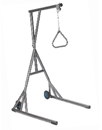 Drive Medical Freestanding Trapeze Silver Vein Finish - Each - 13039SV-EA