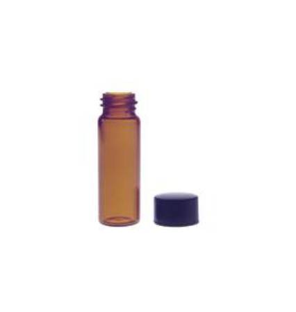 Fisher Scientific Sample Vial Kimble® Borosilicate Glass 1 Dram Screw Cap - Case of 200 - 14957274-CS