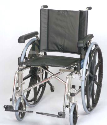 Graham-Field MRI Non-Magnetic Wheelchair Gendron™ Full Length Arm Swing-Away Footrest Black Upholstery 20 Inch Seat Width Adult 350 lbs. Weight Capacity - Each - 4000MRQ2-EA