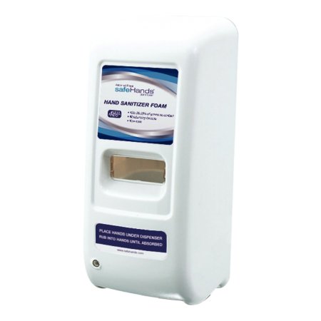 Safehands Hand Hygiene Dispenser SafeHands® White Plastic Touch Free 1000 mL Wall Mount - Each - HF-1008-1W-EA