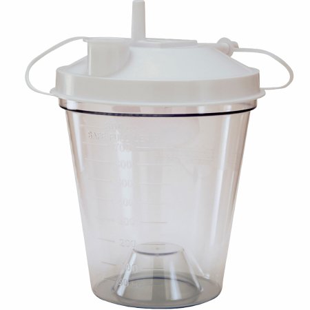 Drive Medical Suction Canister Drive Medical 800 mL Float Valve Shut-Off Lid - Case of 48 - 610-48BP-CS