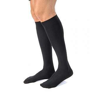 BSN Medical Compression Socks JOBST® for Men Casual Knee High X-Large / Full Calf Black Closed Toe - Pair - 113103-PR