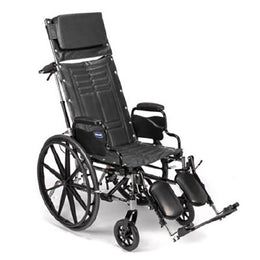 Invacare Reclining Wheelchair Tracer® SX5 Dual Axle Desk Length Arm Elevating Legrest 18 Inch Seat Width Adult 250 lbs. Weight Capacity - Each - 1192378-EA