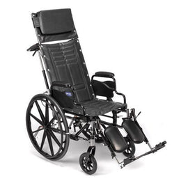 Invacare Reclining Wheelchair Tracer® SX5 Dual Axle Desk Length Arm Elevating Legrest 16 Inch Seat Width Adult 300 lbs. Weight Capacity - Each - 1193463-EA