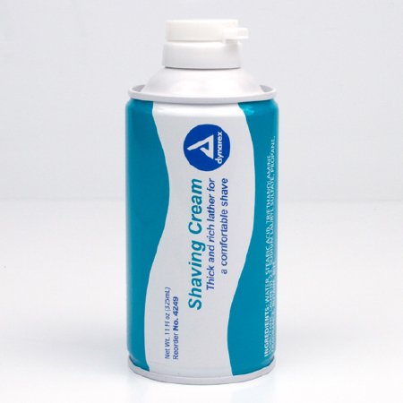 Dynarex Shaving Cream 11 oz. Aerosol Can - Case of 12 - 4249-CS