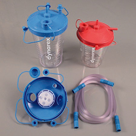 Dynarex Suction Canister Dynarex® 800 mL Sealing Lid - Case of 24 - 4672-CS