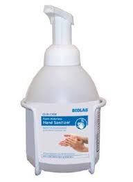 EcoLab Hand Hygiene Dispenser White Wire 500 mL Wall Mount - Pack of 12 - 92022644-PK